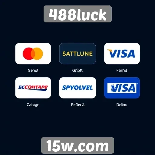 Opções de pagamento disponíveis no 488luck