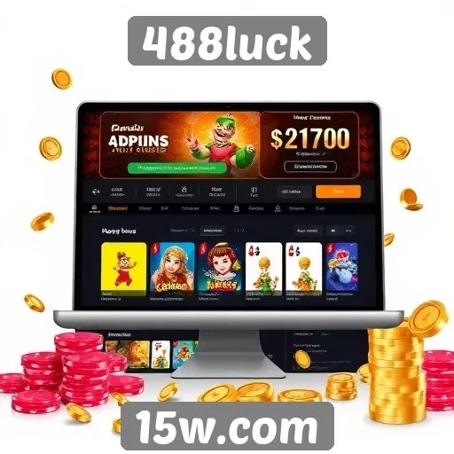 Interface do usuário do 488luck é intuitiva e acessível